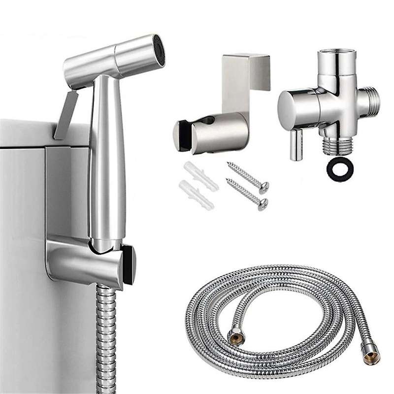 Hand-held Sprayer with Adjustable Water Pressure, A Bidet Spray Hose