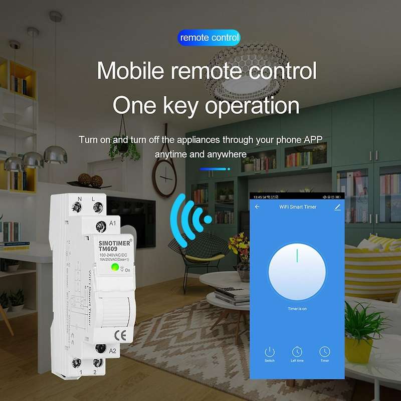 Sinotimer Tm609 Wifi Smart Timer Switch Tuya App Remote Control