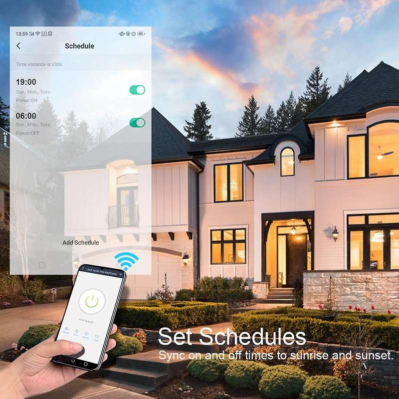 Sinotimer Tm609 Wifi Smart Timer Switch Tuya App Remote Control