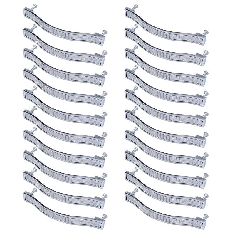 10 X Kristall Moebelgriff Schrank Schublade Tuer Griffe Silber 128mm