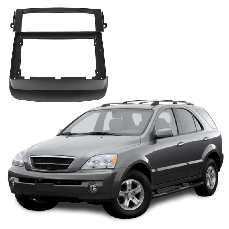 9 Inch Car Fascia for Kia Sorento 2004-2008 2din Stereo Fascia