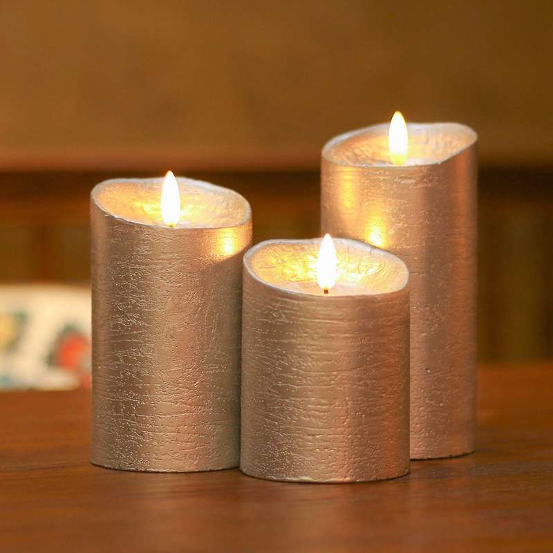 3pcs Control Candle Lights New Year Led Lights Battery Powered B