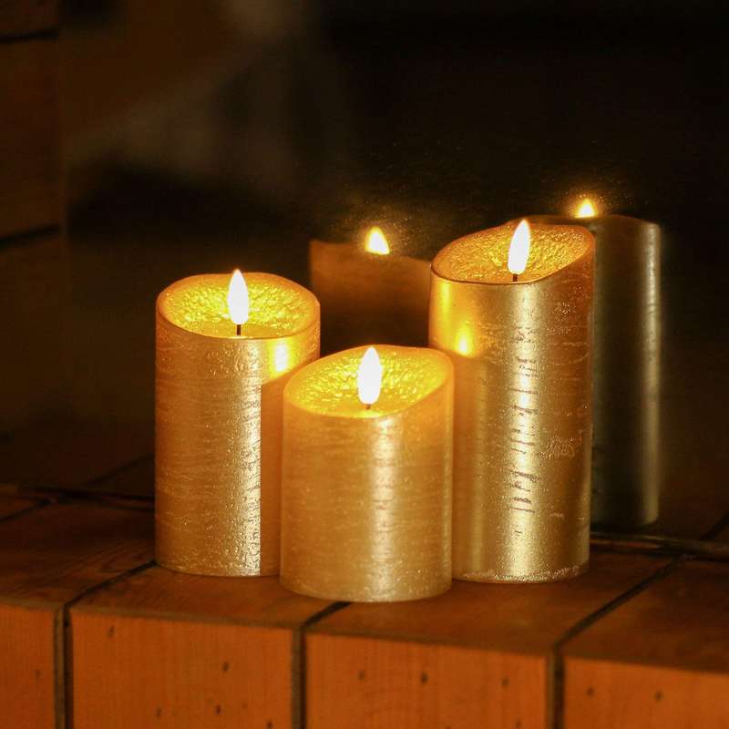 3pcs Control Candle Lights New Year Led Lights Battery Powered A