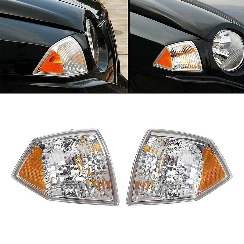 2pcs Car Parking Light Turn Signal Corner Light Housing for Jeep
