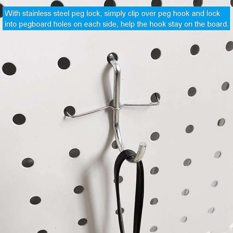 140 Pcs15 Different Types Of Pegboard Hooks, for Organizing Tools