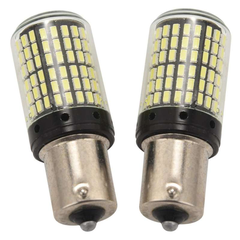 Dc12v Low Power 1156 P21w Ba15 180 Led Bulbs Xenon White(6500k)