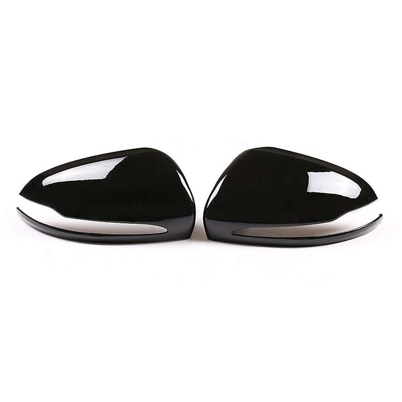 Lhd Car Rearview Mirror Cap Cover Trim for Mercedes(black)