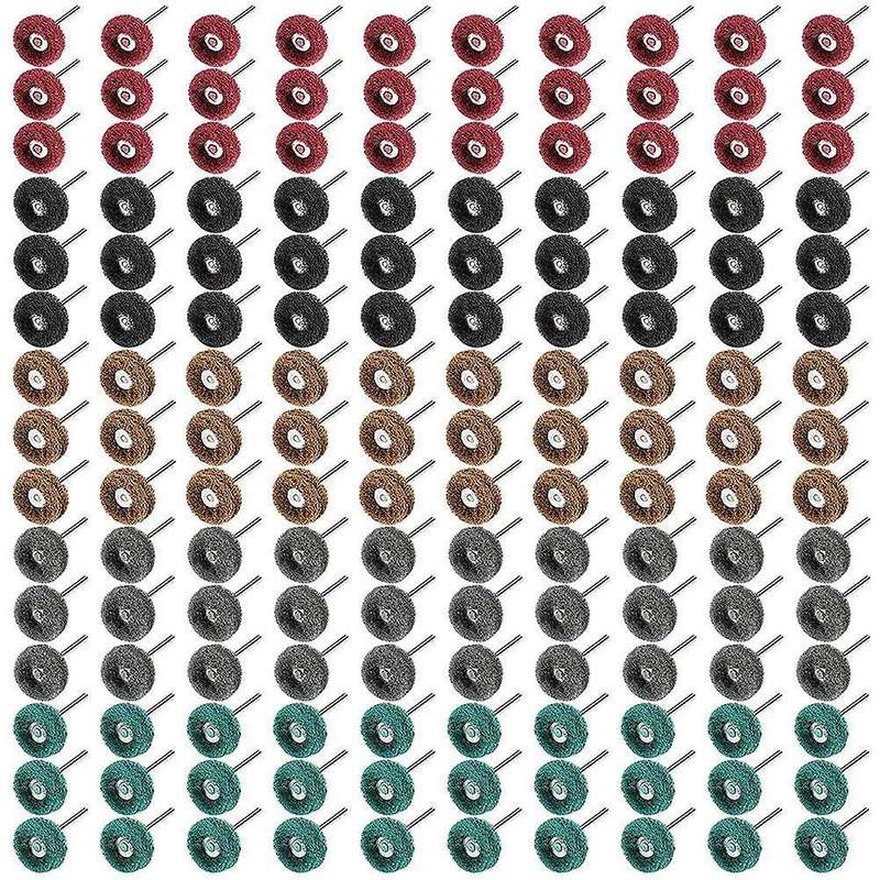 150pcs Abrasive Wheels Abrasive Buffing Polishing Wheels Burr Grit