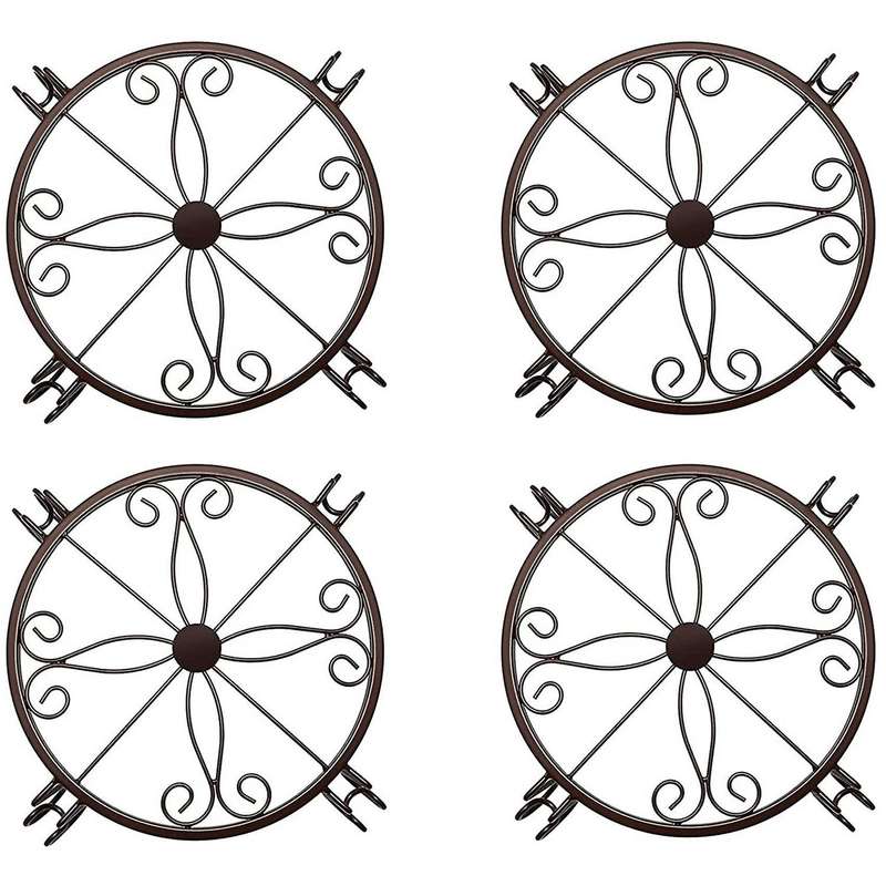 Metal Plant Stand for Indoor Plants, Heavy Duty Potted Holder, Brown