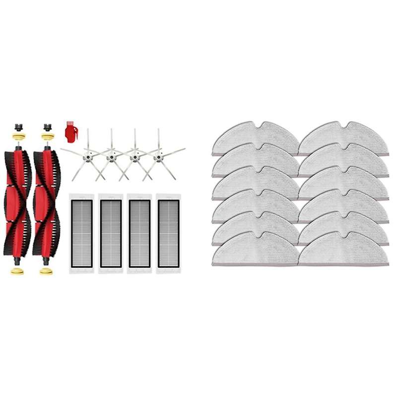Washable Hepa Filter Main Brush for Xiaomi Roborock S5 Max S6 Pure S6