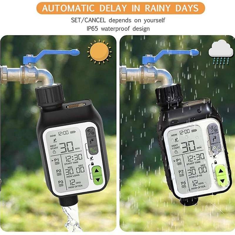 Programmable Hose Watering Timer, Sprinkler Timer for Garden Lawn
