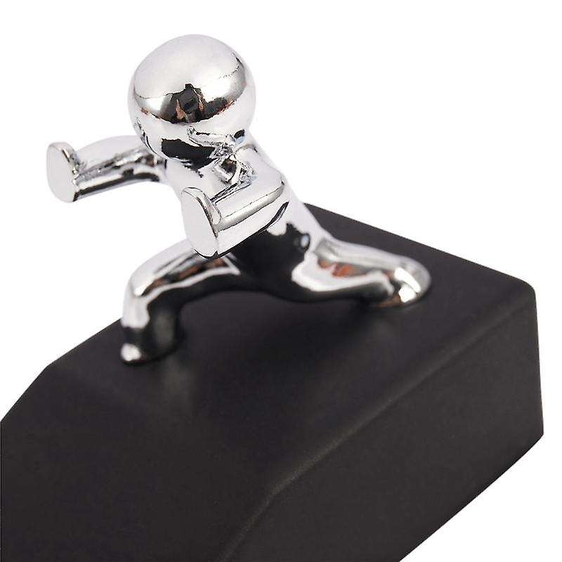 Zinc Alloy Little and Man with Non-slip Rubber Bases Door Stopper
