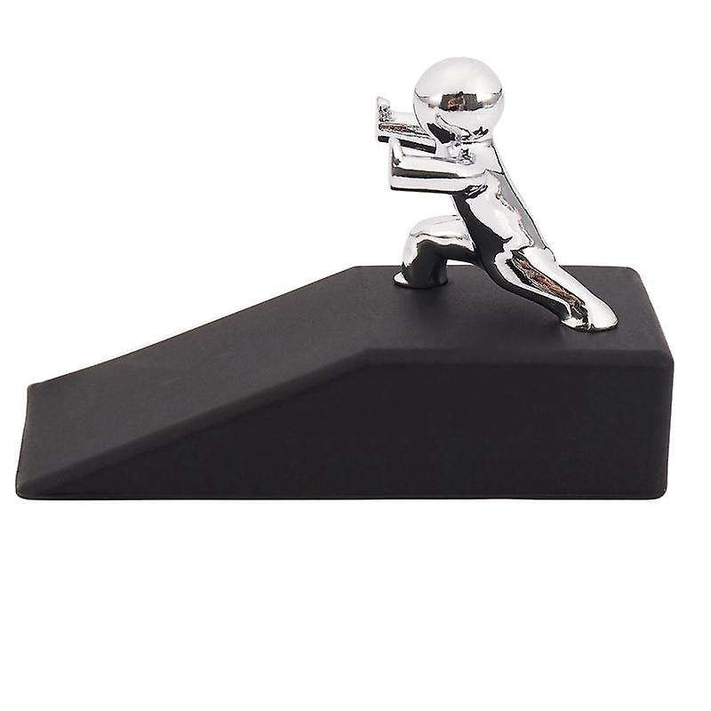 Zinc Alloy Little and Man with Non-slip Rubber Bases Door Stopper