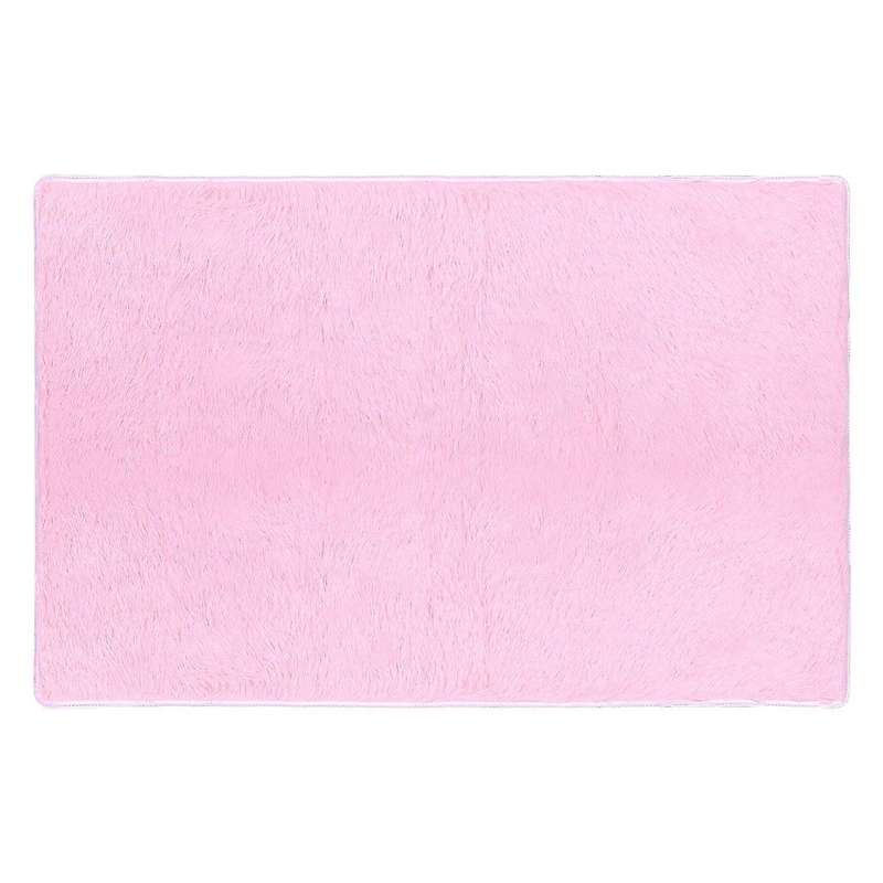 Fluffy Rugs for Bedroom,with Backing Non-slip Points(4x6 Feet,pink)