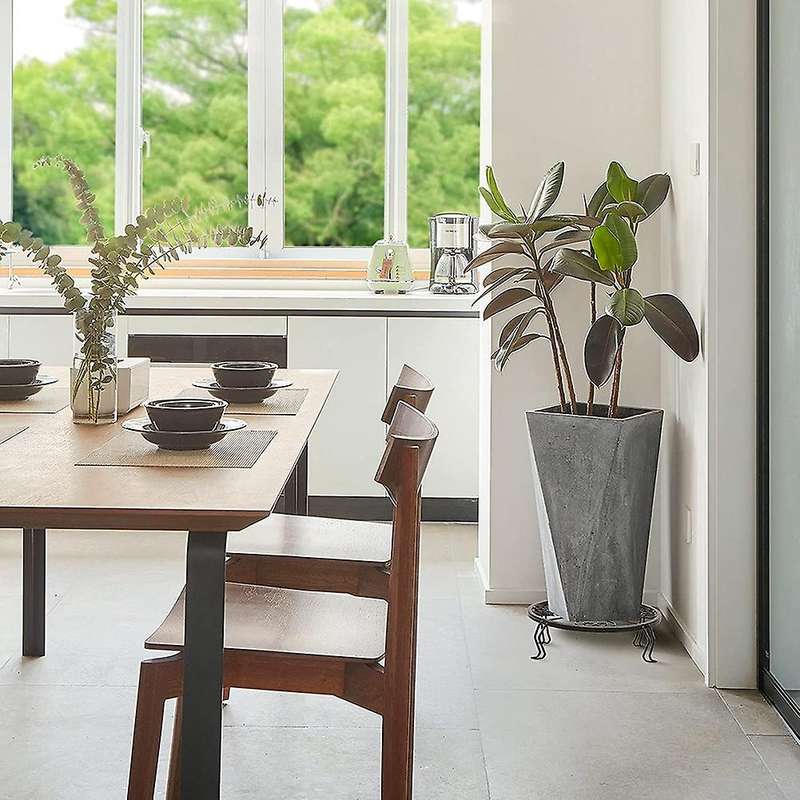 Metal Stand 4 Pack, Indoor Outdoor Plant Stand for 9 In Flower Pot