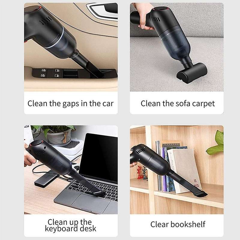 Wireless Vacuum Cleaner Car Household Mini Rechargeable Handheld B
