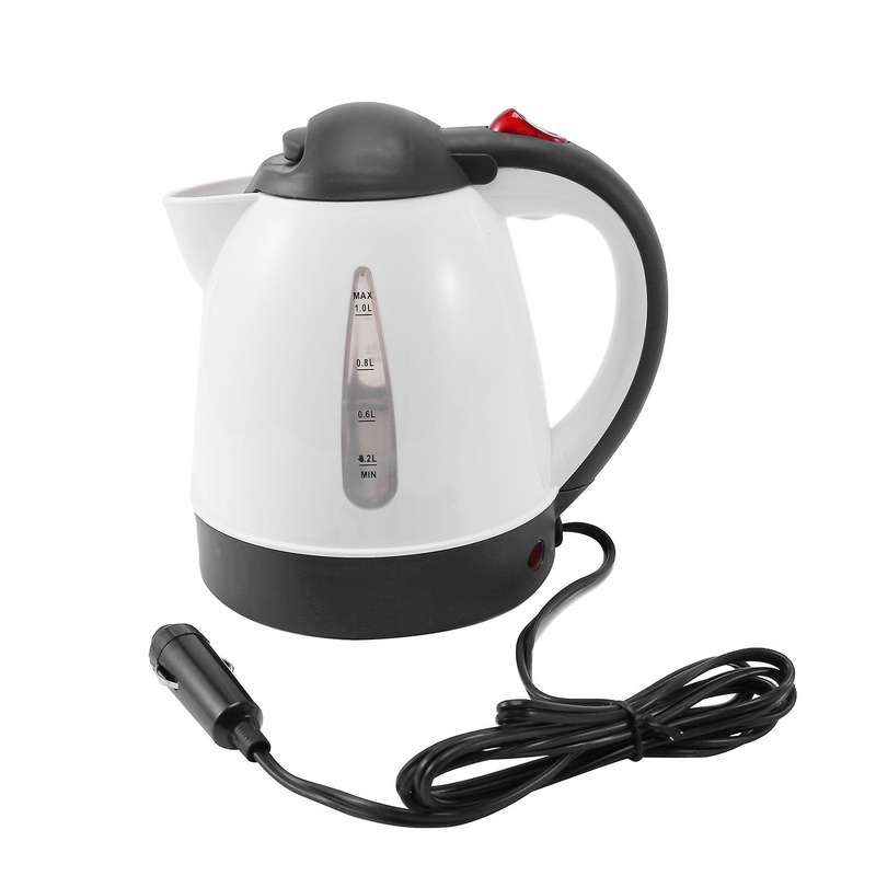 1000ml Car Hot Kettle for Tea Coffee 304 Stainless Steel(12v)