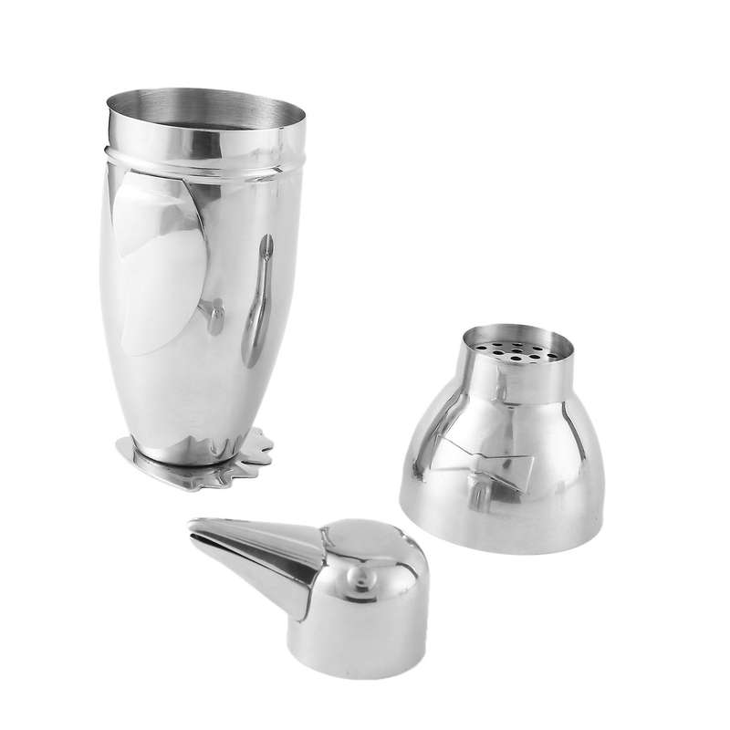 Creative Penguin Stainless Steel Bar Bartender Drink Mixer Shaker Pot