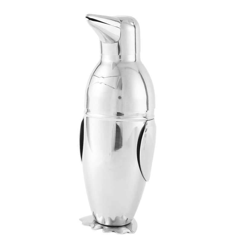 Creative Penguin Stainless Steel Bar Bartender Drink Mixer Shaker Pot