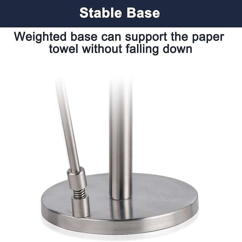 Paper Towel Holder, Stainless Steel Paper Towel Dispenser for Kitchen