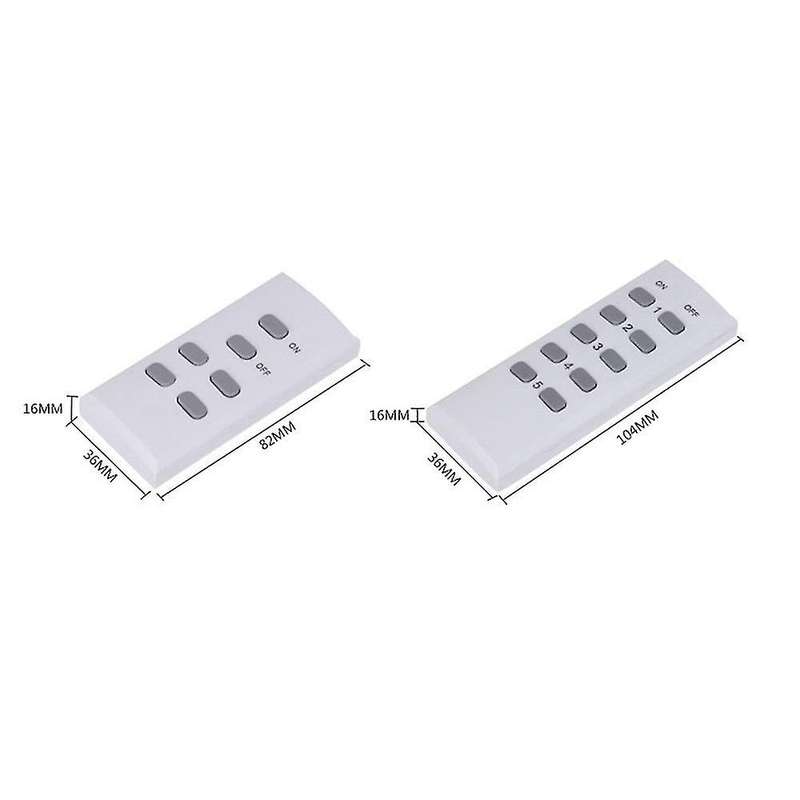 Wireless Remote Smart Switch Set for Lights Fans Small Us Plug C
