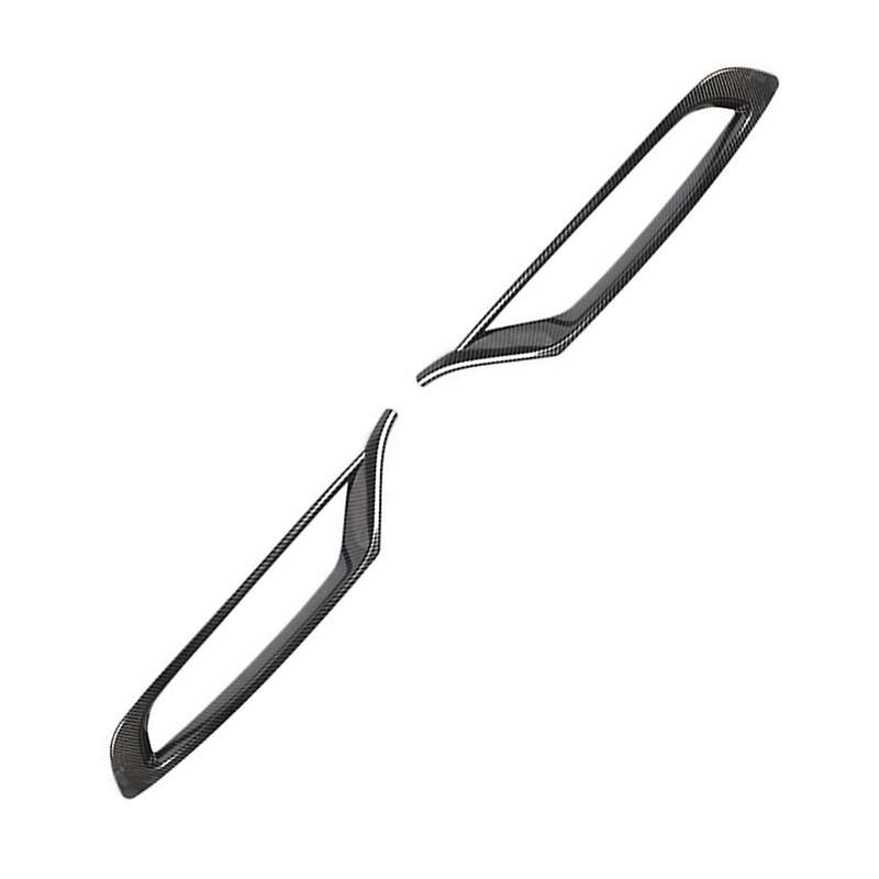 Front Fog Light Lamp Cover Trim for Chrysler 300c, Abs Carbon Fiber