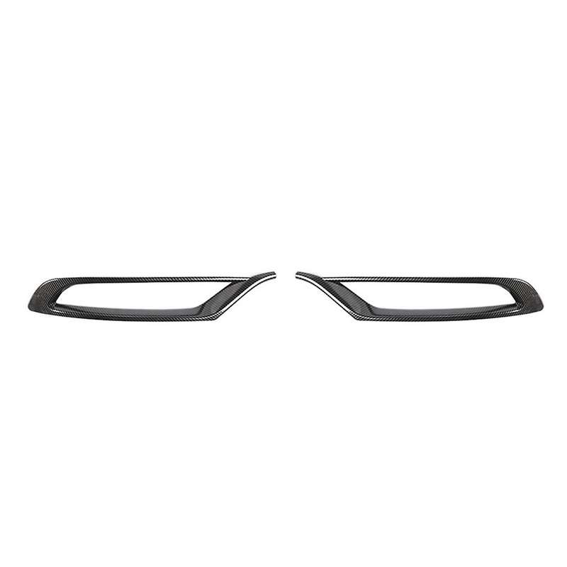 Front Fog Light Lamp Cover Trim for Chrysler 300c, Abs Carbon Fiber