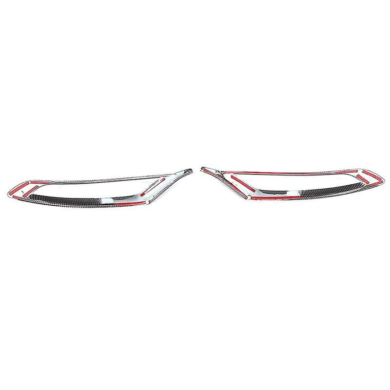 Front Fog Light Lamp Cover Trim for Chrysler 300c, Abs Carbon Fiber