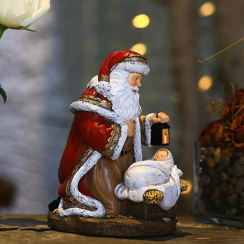 Fashion Home Desktop Crafts Santa Claus Home Decoration Christmas