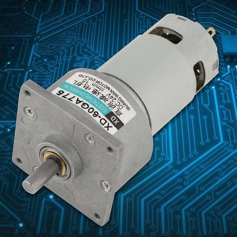 35w Dc Gear Speed Adjustable Large Torque Motor Cw/ccw(24v 15rpm)
