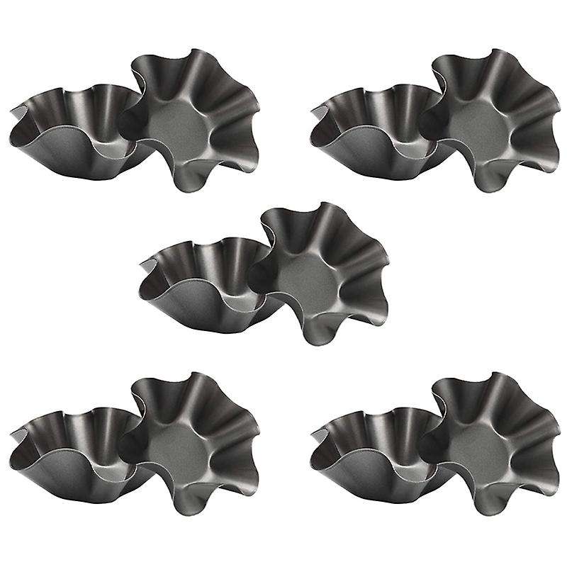 Tortilla Pan Set - 10pcs Non-stick Carbon Steel Taco Salad Bowl