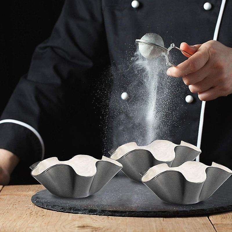 Tortilla Pan Set - 10pcs Non-stick Carbon Steel Taco Salad Bowl