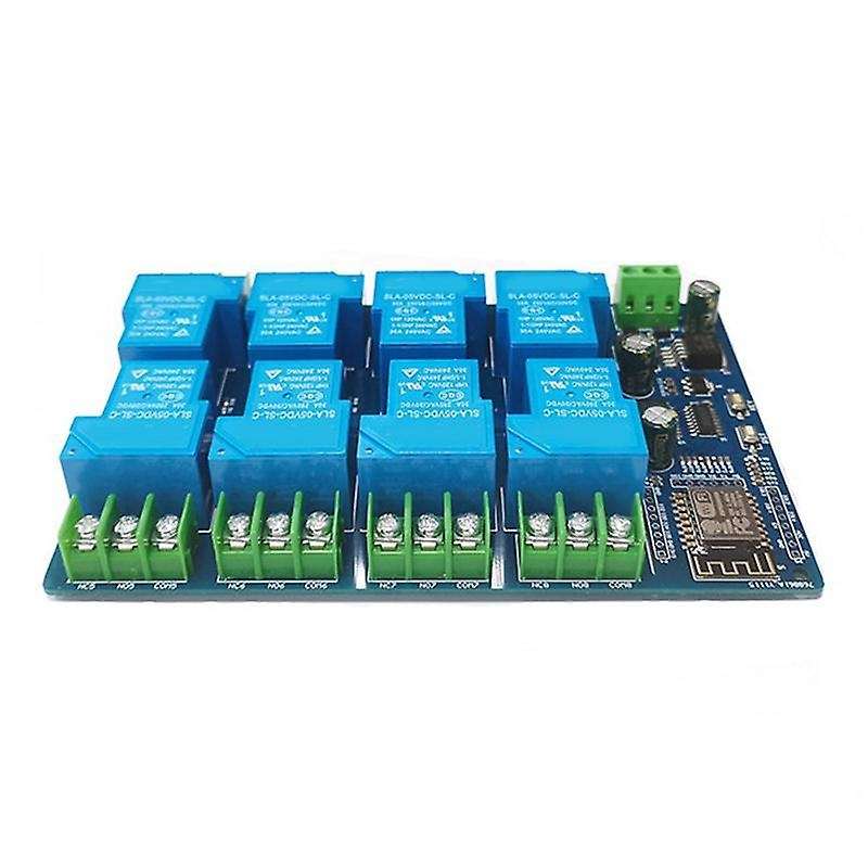 Dc7-28/5v Power Supply Esp8266 Wif 8 Way 30a Relay Module Esp-12f