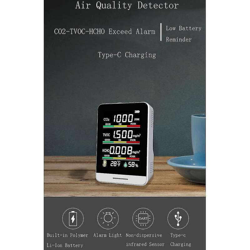 Air Detector Air Quality Monitor Digital Temperature Humidity Sensor