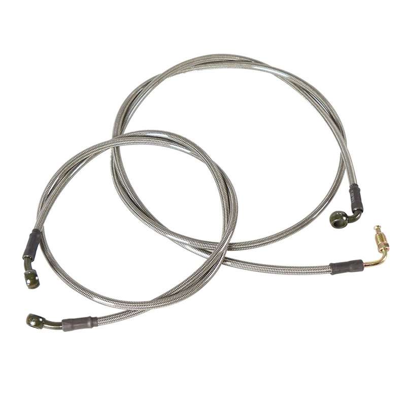 Motorcycle Modified Lengthened Stainless Steel Braided Brake Lines