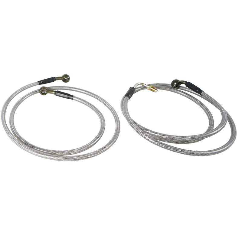 Motorcycle Modified Lengthened Stainless Steel Braided Brake Lines