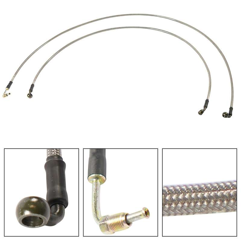 Motorcycle Modified Lengthened Stainless Steel Braided Brake Lines