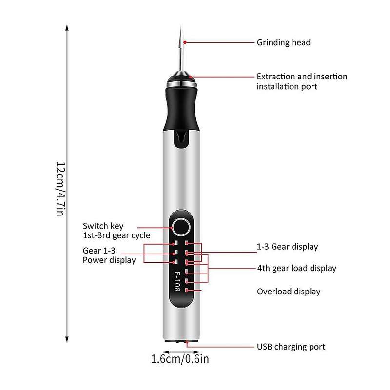 Engraving Pen Electric Engraving Tool Kit B