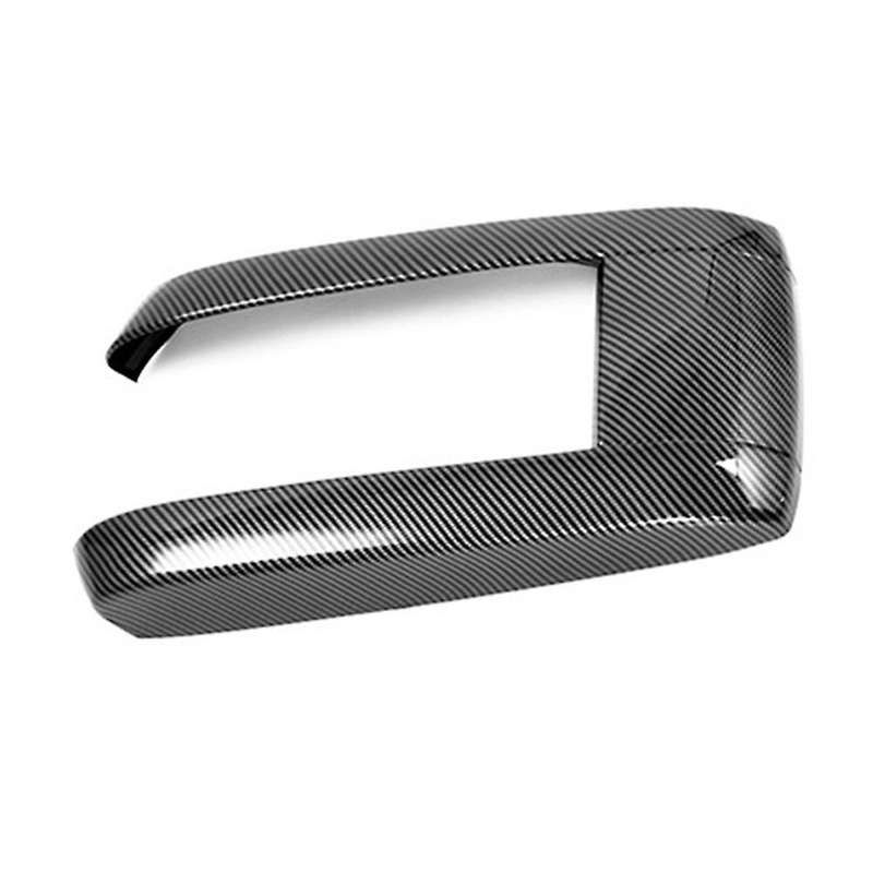 Car Carbon Fiber Center Armrest Panel Cover Console Armrest Box