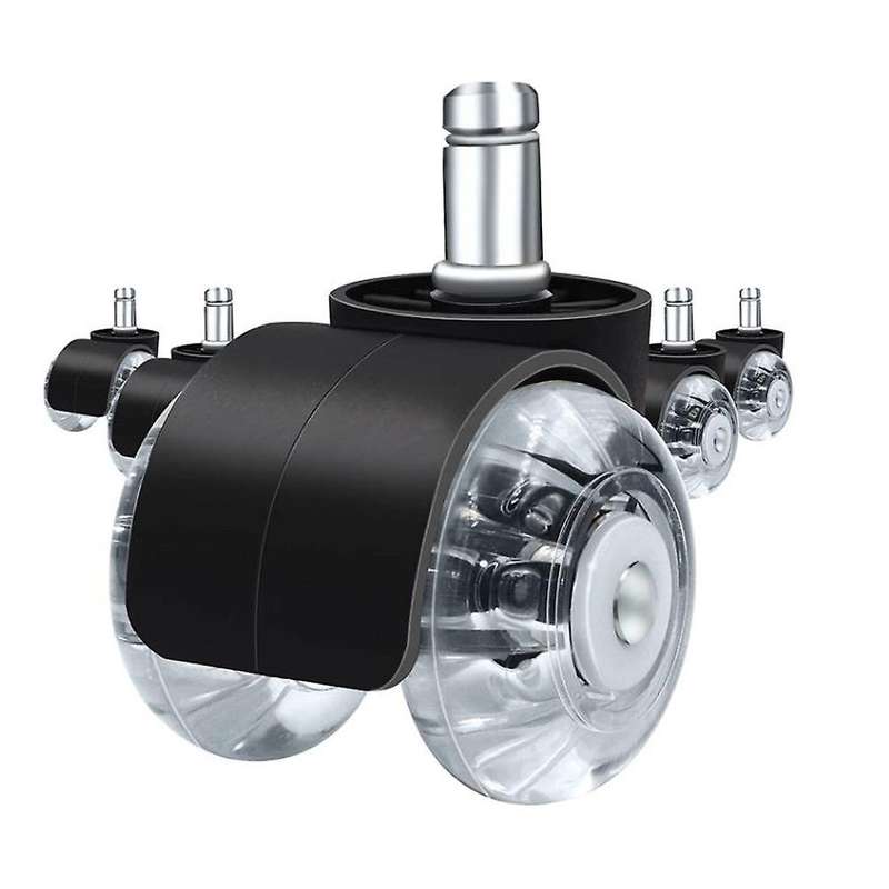 5pcs Office Chair Caster Wheels,twin Ball Bearing Desk Chair Wheel