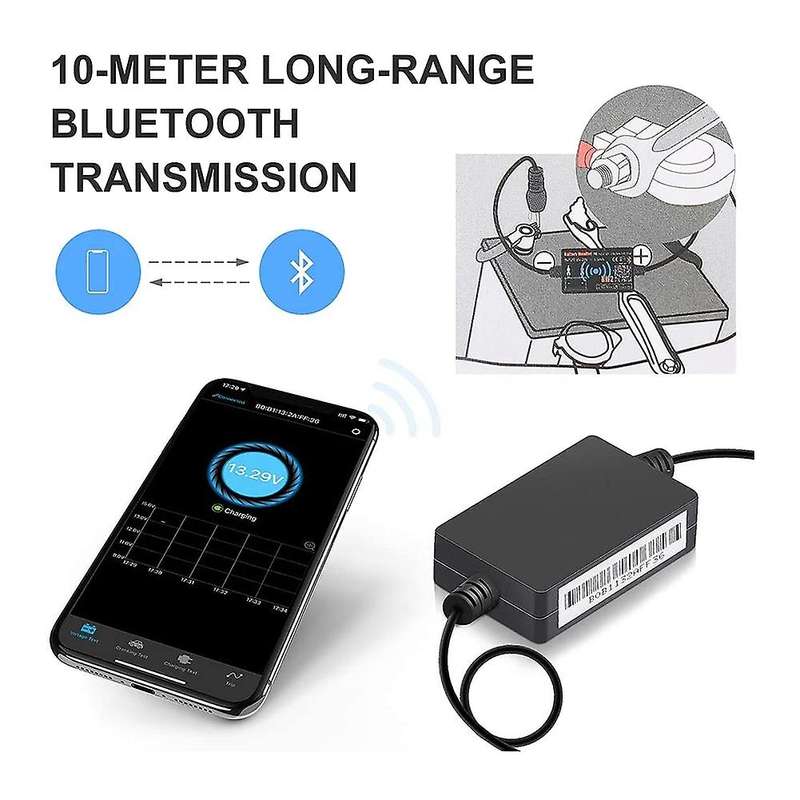 Auto Battery Monitor 6-20v Input Voltage Battery Monitor