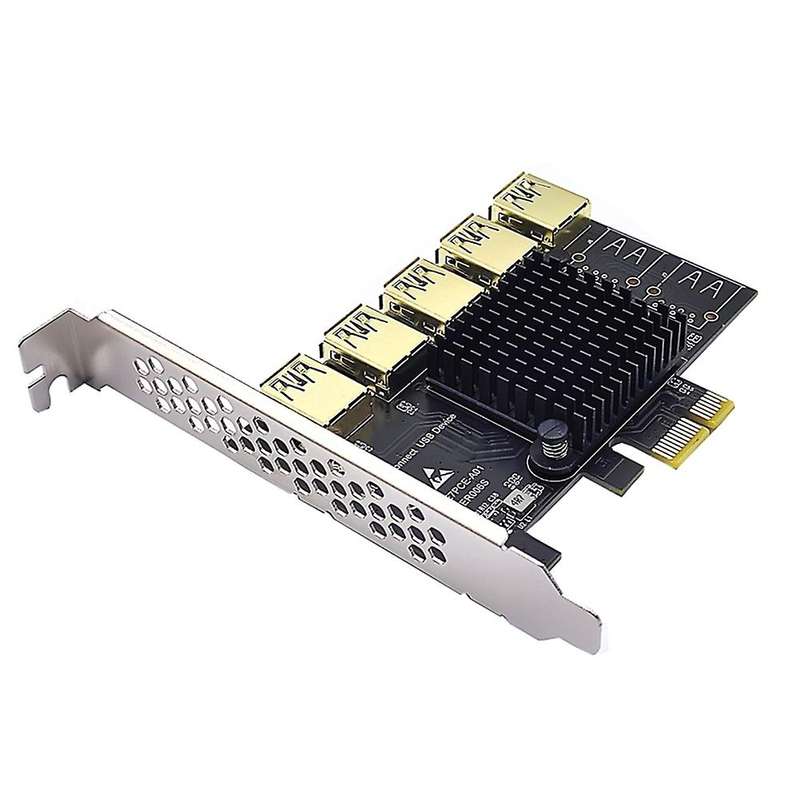 Pci-e to Pci-e Adapter 1 Turn 5 Pci-express Slot for Btc Mining
