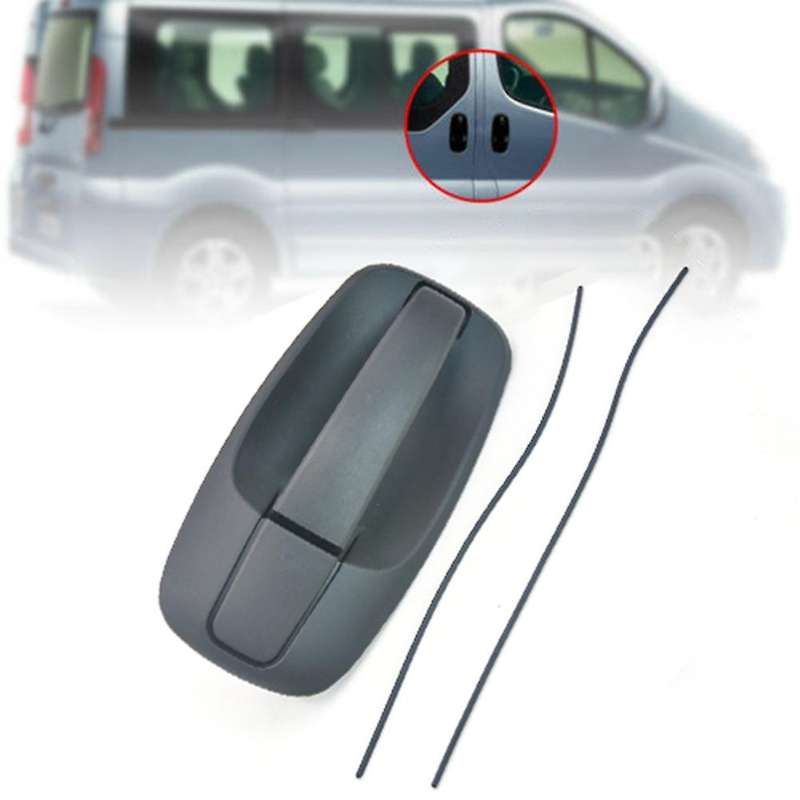 2x Side Sliding Back Door Handle for Renault Trafic Vauxhall Vivaro