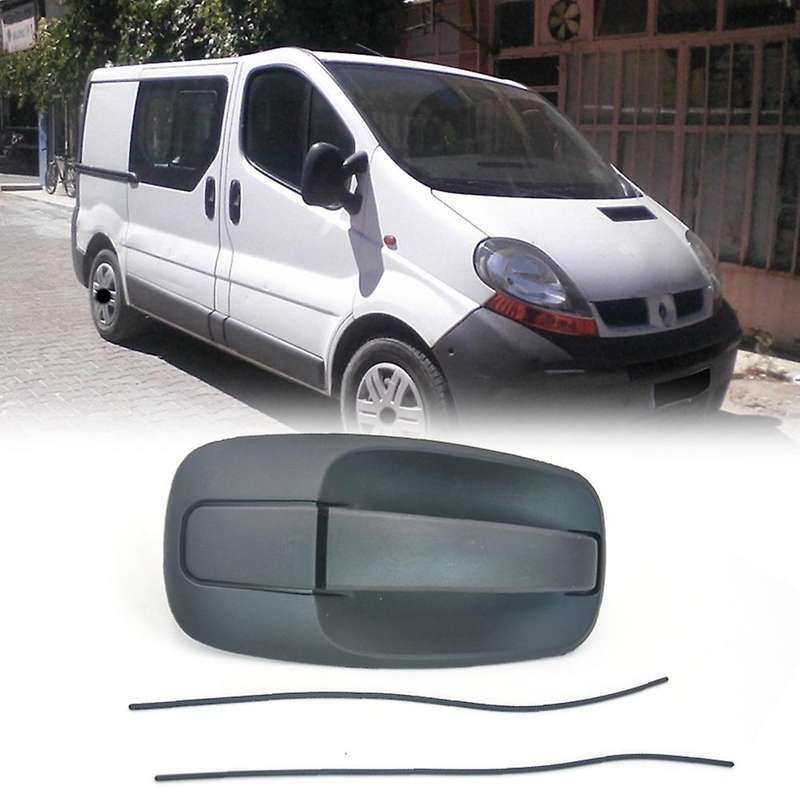 2x Side Sliding Back Door Handle for Renault Trafic Vauxhall Vivaro