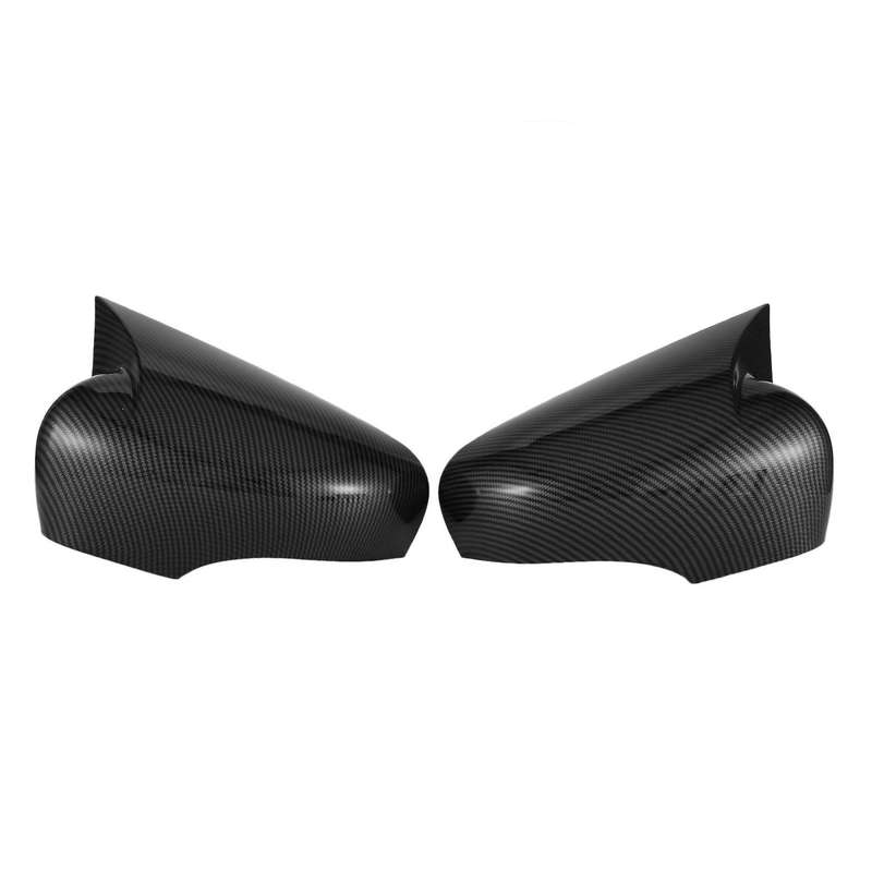 Car Ox Horn Rearview Side Glass Mirror Cover for Clio Mk4 2013-2016