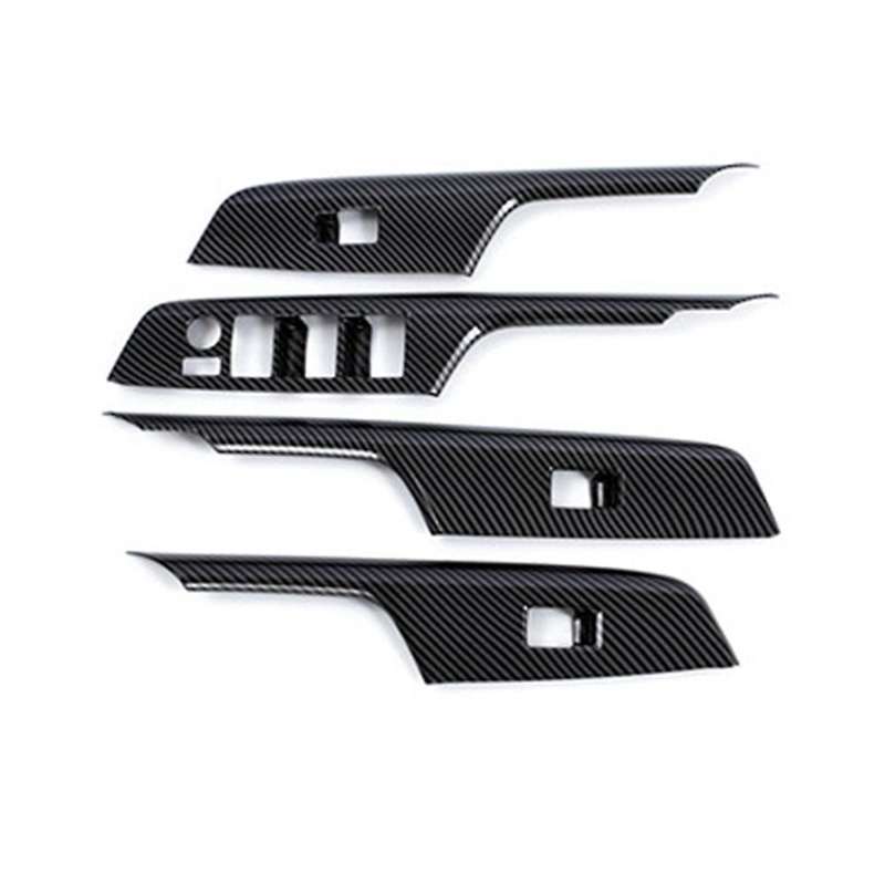 4pcs Inner Door Armrest Trim for Toyota Harrier Venza 2020-2022 Lhd