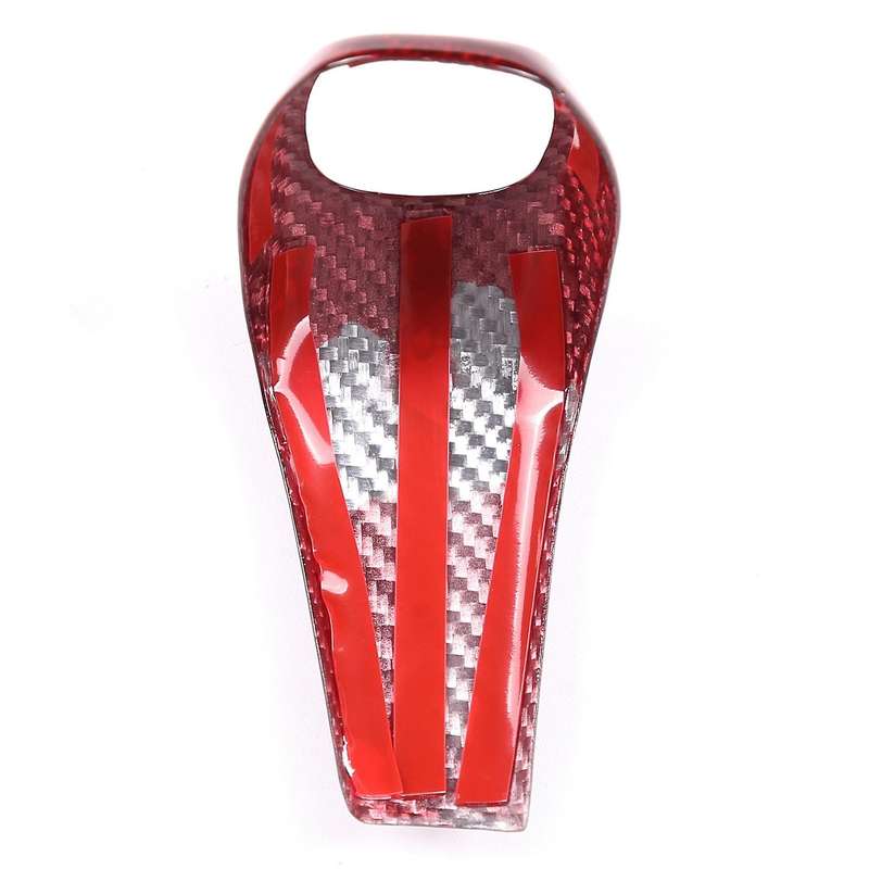 Real Carbon Fiber Gear Shift Head Cover Fit For-bmw 1 Series 2 Series