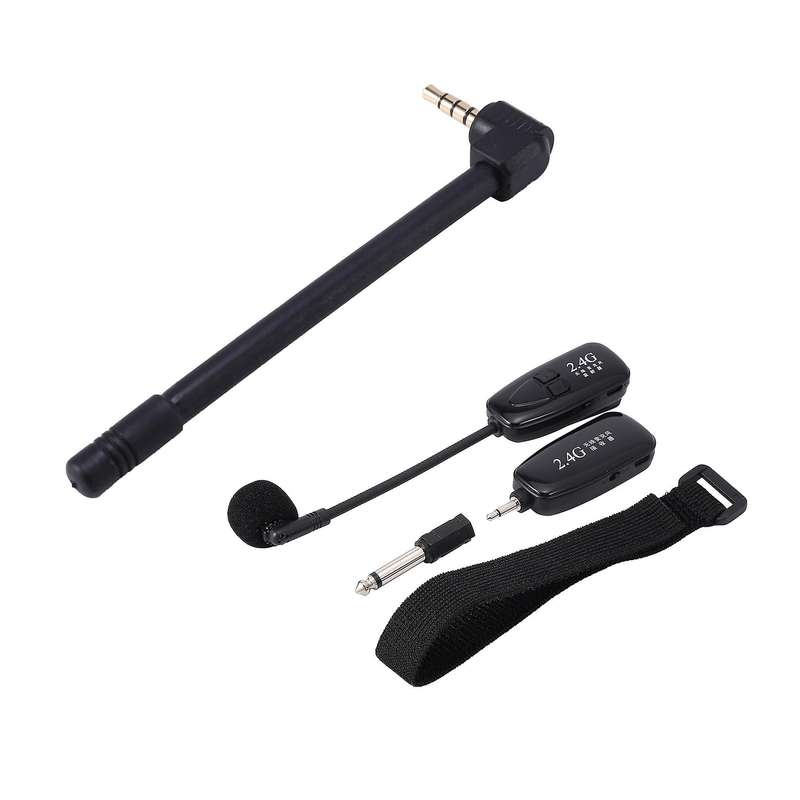 2.4g Wireless Tie Clip Microphone Lavalier Lapel Mic Mobile Phone