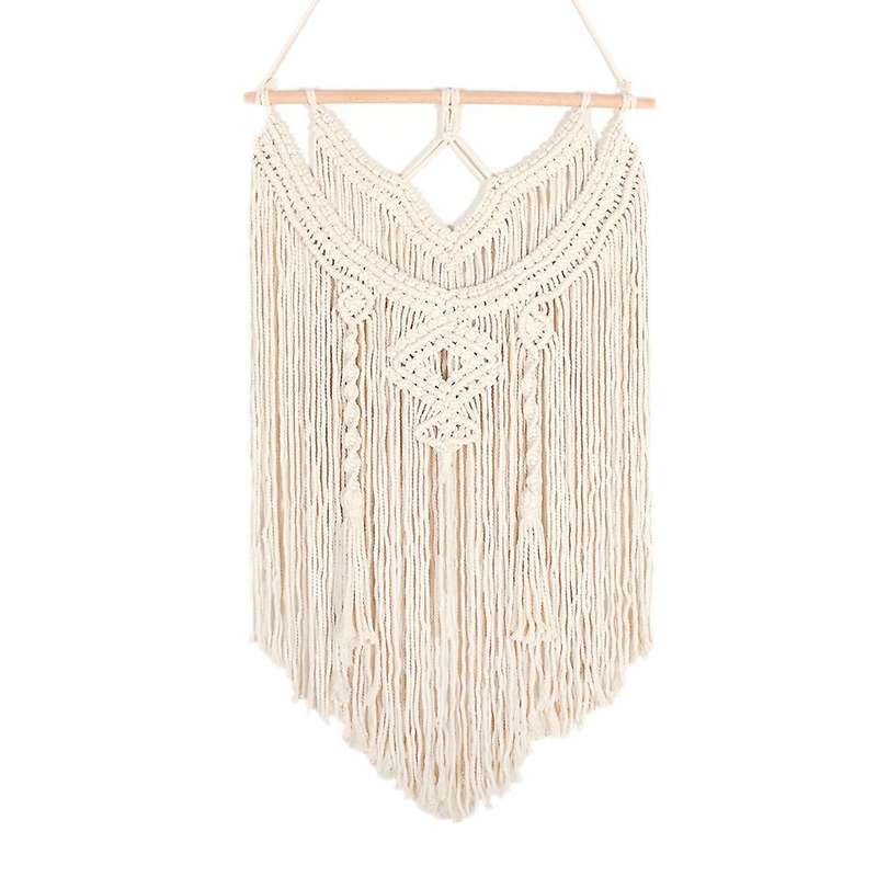 Macrame Woven Wall Hanging Boho Chic Bohemian Geometric Tapestry