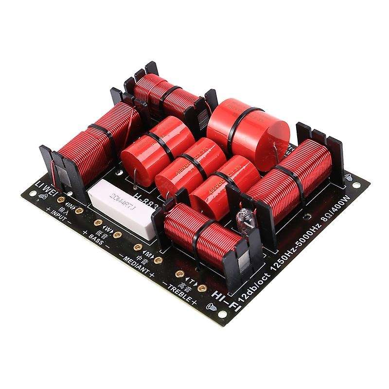 400w 3 Way Divider Hifi Tweeter Woofer Speaker Crossover 1250h/5000hz